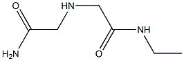 2-[(carbamoylmethyl)amino]-N-ethylacetamide Struktur