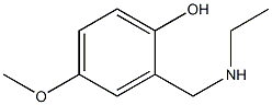 2-[(ethylamino)methyl]-4-methoxyphenol Struktur