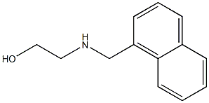 2-[(naphthalen-1-ylmethyl)amino]ethan-1-ol Struktur