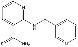 2-[(pyridin-3-ylmethyl)amino]pyridine-3-carbothioamide Struktur