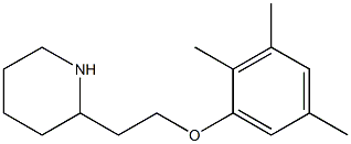 2-[2-(2,3,5-trimethylphenoxy)ethyl]piperidine Struktur