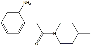 2-[2-(4-methylpiperidin-1-yl)-2-oxoethyl]aniline Struktur