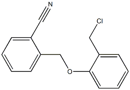 2-[2-(chloromethyl)phenoxymethyl]benzonitrile Struktur