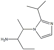 2-[2-(propan-2-yl)-1H-imidazol-1-yl]pentan-3-amine Struktur