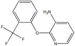 2-[2-(trifluoromethyl)phenoxy]pyridin-3-amine Struktur