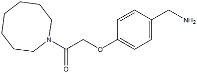 2-[4-(aminomethyl)phenoxy]-1-(azocan-1-yl)ethan-1-one Struktur