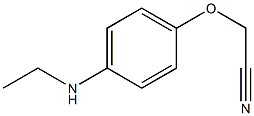 2-[4-(ethylamino)phenoxy]acetonitrile Struktur