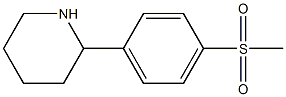 2-[4-(methylsulfonyl)phenyl]piperidine Struktur