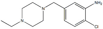 2-chloro-5-[(4-ethylpiperazin-1-yl)methyl]aniline Struktur