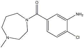 2-chloro-5-[(4-methyl-1,4-diazepan-1-yl)carbonyl]aniline Struktur