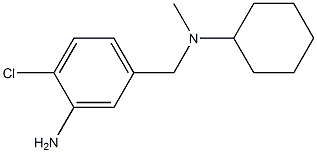 2-chloro-5-{[cyclohexyl(methyl)amino]methyl}aniline Struktur