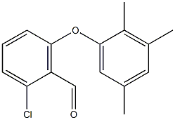 2-chloro-6-(2,3,5-trimethylphenoxy)benzaldehyde Struktur