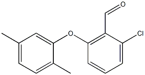 2-chloro-6-(2,5-dimethylphenoxy)benzaldehyde Struktur