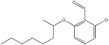 2-chloro-6-(octan-2-yloxy)benzaldehyde Struktur