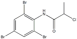 2-chloro-N-(2,4,6-tribromophenyl)propanamide Struktur