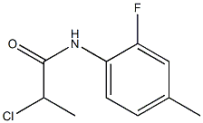 2-chloro-N-(2-fluoro-4-methylphenyl)propanamide Struktur