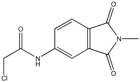 2-chloro-N-(2-methyl-1,3-dioxo-2,3-dihydro-1H-isoindol-5-yl)acetamide Struktur