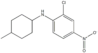 2-chloro-N-(4-methylcyclohexyl)-4-nitroaniline Struktur