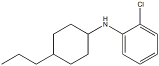 2-chloro-N-(4-propylcyclohexyl)aniline Struktur