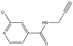 2-chloro-N-(prop-2-yn-1-yl)pyridine-4-carboxamide Struktur