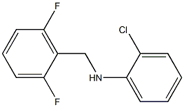 2-chloro-N-[(2,6-difluorophenyl)methyl]aniline Struktur