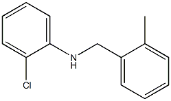 2-chloro-N-[(2-methylphenyl)methyl]aniline Struktur