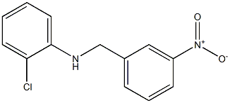 2-chloro-N-[(3-nitrophenyl)methyl]aniline Struktur