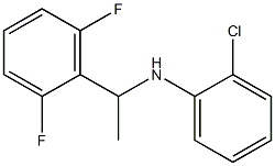 2-chloro-N-[1-(2,6-difluorophenyl)ethyl]aniline Struktur