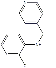 2-chloro-N-[1-(pyridin-4-yl)ethyl]aniline Struktur