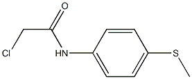 2-chloro-N-[4-(methylsulfanyl)phenyl]acetamide Struktur