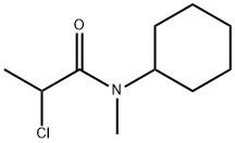 2-chloro-N-cyclohexyl-N-methylpropanamide Struktur