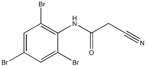 2-cyano-N-(2,4,6-tribromophenyl)acetamide Struktur