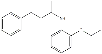 2-ethoxy-N-(4-phenylbutan-2-yl)aniline Struktur