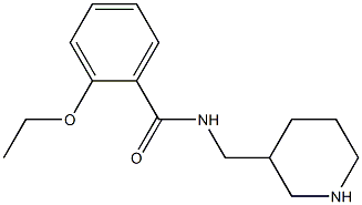 2-ethoxy-N-(piperidin-3-ylmethyl)benzamide Struktur