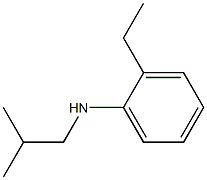 2-ethyl-N-(2-methylpropyl)aniline Struktur