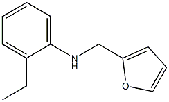 2-ethyl-N-(furan-2-ylmethyl)aniline Struktur