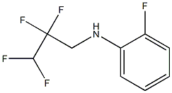 2-fluoro-N-(2,2,3,3-tetrafluoropropyl)aniline Struktur