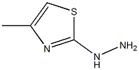 2-hydrazinyl-4-methyl-1,3-thiazole Struktur