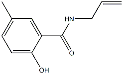 2-hydroxy-5-methyl-N-(prop-2-en-1-yl)benzamide Struktur