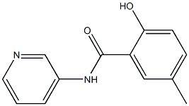 2-hydroxy-5-methyl-N-(pyridin-3-yl)benzamide Struktur