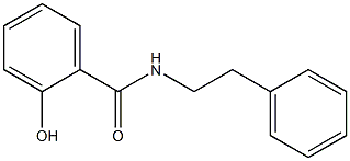 2-hydroxy-N-(2-phenylethyl)benzamide Struktur