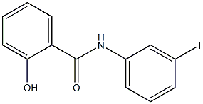 2-hydroxy-N-(3-iodophenyl)benzamide Struktur