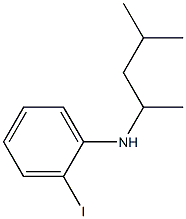 2-iodo-N-(4-methylpentan-2-yl)aniline Struktur