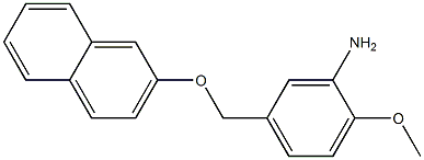 2-methoxy-5-[(naphthalen-2-yloxy)methyl]aniline Struktur