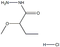 2-methoxybutanehydrazide hydrochloride Struktur