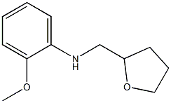 2-methoxy-N-(oxolan-2-ylmethyl)aniline Struktur