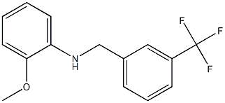 2-methoxy-N-{[3-(trifluoromethyl)phenyl]methyl}aniline Struktur