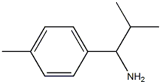 2-methyl-1-(4-methylphenyl)propan-1-amine Struktur