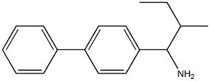 2-methyl-1-(4-phenylphenyl)butan-1-amine Struktur