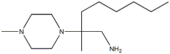 2-methyl-2-(4-methylpiperazin-1-yl)octan-1-amine Struktur